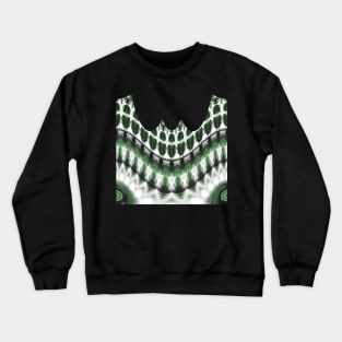 White Green Arcades Crewneck Sweatshirt